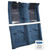 Carpet for 71-73 Mustang Mach I w/2 Dark Blue Running Pony Insert Fastback