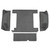 Interior Carpet for 1966-1973 Ford Bronco Gas Tank with Tailgate Lock Cargo Area - Molded Style, Automotive-grade Flooring
