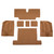 Interior Carpet for 1976 Chevrolet Corvette Rear Area, Die Cut Style, Automotive-Grade Material - Complete Vehicle Coverage