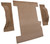 Carpet for 1989-1991 Chevrolet R2500 Suburban Cargo Area Cutpile