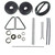 Door n Window Weatherstrip Sweeps Channel Kit for Chevrolet GMC 1967-1970 Large