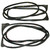 Door Rubber Weatherstrip Seal LH, RH for 1999-2004 Ford F-150, F-250