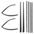 Window Sweeps Felt Kit for 1967-72 Chevrolet C10 Suburban Front Door