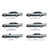 Window Sweeps Felt Kit for 1960-1963 Ford Falcon Tudor Sedan OEM 8 Pc Thick