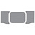 Trunk mat for 1962-1964 Chevrolet Impala 2DR Coupe in carpet with pad, designed to replicate OEM quality.