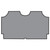 Trunk mat for 1966-1967 Chevrolet Impala 2DR Coupe in Carpet with Pad, designed to replicate OEM quality.