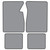Floor Mats for 1966 Pontiac Catalina Ventura (FM32F FM2R) Loop 4Pc