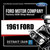 Digital Shop Manual and Resources for 1961 Ford