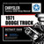 Digital Shop Manual and Resources for 1971 Dodge Truck