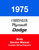 Service Manual for 1975 Plymouth, Chrysler, Dodge