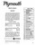 Service Manual for 1966 Plymouth