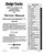 Service Manual for 1967 Dodge Truck 100-800
