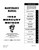 Service Manual for 1962 Mercury Meteor