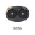 Vintage Car Speakers 3 1/2" Dual Assembly Each 1017