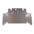 Trunk Floor Mat Cover for 68-69 Mercury Montego Coupe, Sedan, Small Ford Plaid Rubber Material, US Manufactured.