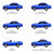 Window Sweeps Felt Kit for 1980-1989 Cadillac Fleetwood Deville Sedan USA Made