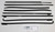 Window Sweeps Felt Kit for Chevrolet Impala 2 Door Hardtop - Front, Rear, Left & Right Inner/Outer Weatherstrip Set (8 Pcs)