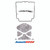 Hood Insulation Pad Heat Shield for 1959 Ford Ranchero, AcoustiShield Kit, Ultimate Sound & Heat Insulation - ABS Material.