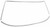 Windshield Reveal Moldings for 1965-67 Catalina Grand Prix Impala 2 Door Hardtop