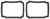 Tail Lamp Lens Gaskets for 1967 Chevrolet Chevelle Pair