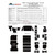 Insulation Sound Deadener Kit for Sprinter 2500 Passenger Low Roof Complete Kit