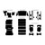Insulation Sound Deadener Kit for Sprinter 3500 Crew 170WB Hi-Roof Van Complete