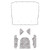 Hood Insulation Pad Heat Shield for 1970-1972 Chevy A-Body, Under Hood Smooth