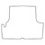Trunk Floor Mat Cover for 1963-1964 Rambler Ultra High Definition Rubber Smooth