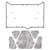 Hood Insulation Pad for 1968-1970 Plymouth Road Run AcoustiHood Kit Smooth