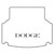 Trunk Floor Mat Cover for 1955-1956 Dodge Station Wagon Rubber