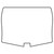 Trunk Floor Mat Cover for Classic Ford Sedan, Ultra High Def Rubber, Protects from Spills, Mud, Snow, and Debris.