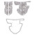Hood Insulation Pad Heat Shield for 1984 Chevrolet Corvette, ABS material, ultimate sound and heat insulation. US-Made.