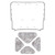 Hood Insulation Pad Heat Shield for 1968-1969 Chevrolet A-Body