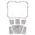 Premium Hood Insulation Pad Heat Shield for 1963-64 Rambler Classic, ABS & AcoustiShield Materials, - Reduce Noise & Heat