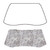 Premium Hood Insulation Pad Heat Shield for Dodge Truck 1957-59 | Ultimate Sound & Heat Insulation, ABS Material