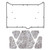Hood Insulation Pad for 1968-1970 Dodge Coronet/Charger AcoustiHood Kit