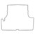 Trunk Floor Mat Cover for Classic Car Trunk, High Definition Rubber Smooth, Protects from Spills, Mud, Snow, and Debris.