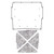 1966-67 Chevrolet Nova Hood Insulation Pad Heat Shield, AcoustiShield & ABS Material for Sound and Heat Insulation. USA Made.