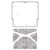 1967 Pontiac A-Body Hood Insulation Pad Heat Shield Kit for Engine Noise Reduction & Heat Insulation - Premium Quality ABS