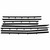 Door Window Belt Weatherstrip for 1966-1967 Chevrolet Chevelle 8 Piece Front