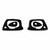 Exterior Door Handle Pad for 1962-1978 Dodge Dart 4 Piece Right and Left