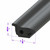 Trunk Seal for Universal Applications 1 Piece Rear Trunk EDMP Rubber LP 57