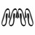 Door Window Glass Run Channel for 1971-1997 Dodge B100 Van 4Pc. Right and Left