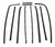 Door Window Belt Weatherstrip for 1958-1958 Chevrolet Impala 10 Piece Front