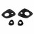 Exterior Door Handle Pad for 1949-1951 Ford Custom 2 Piece Right and Left