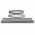 Door Window Belt Weatherstrip for 1969-1969 Buick Skylark 8 Piece EPDM Rubber