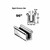 Window Channel for 1957-1967 Ford Club 1 Piece EPDM Rubber WC 28-96