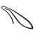 Windshield Weatherstrip Molding 1pc. for 2003-2008 Toyota Corolla Sedan 4-Door
