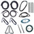 Door Seal Window Sweeps Channel Kit for 1978-1980 Chevy/GMC Pickup, Chrome Style, Front & Rear, Left & Right, Upper & Lower