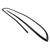 Windshield Weatherstrip Molding w/corner welds for 07-15 Toyota Yaris Sedan 4DR